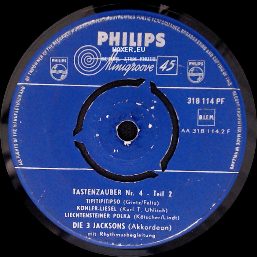 Die 3 Jacksons - Tastenzauber Nr. 4.. Teil 1 / Tastenzauber Nr. 4 - Teil 2 side B
