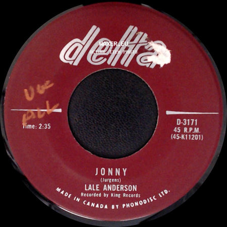 Lale Anderson - Jonny / The Fisherman From Langeoog side A