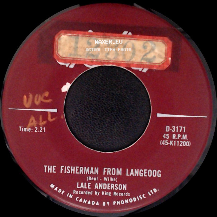 Lale Anderson - Jonny / The Fisherman From Langeoog side B