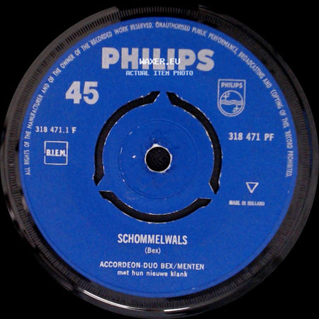 Accordeon-Duo Bex/Menten - Cake Walk Polka / Schommelwals side B