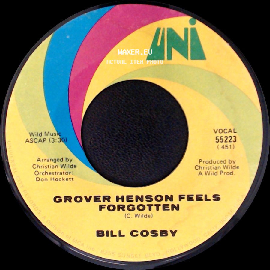 Grover Henson / Bill Cosby - Feels Forgotten / Grover Henson Feels Forgotten side B