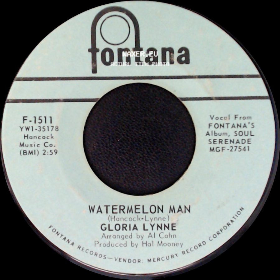 Gloria Lynne - Watermelon Man / All Alone side A