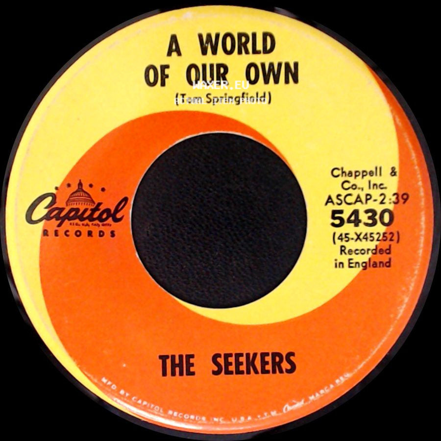 The Seekers - A World Of Our Own / Sinner Man side A