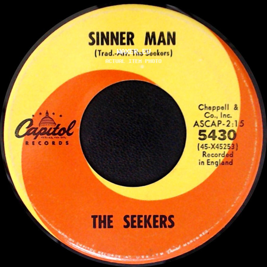 The Seekers - A World Of Our Own / Sinner Man side B