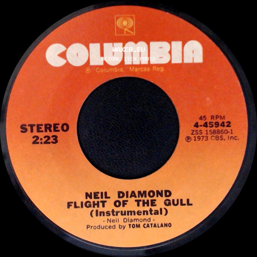 Neil Diamond - Flight Of The Gull (Instrumental) / Be side A