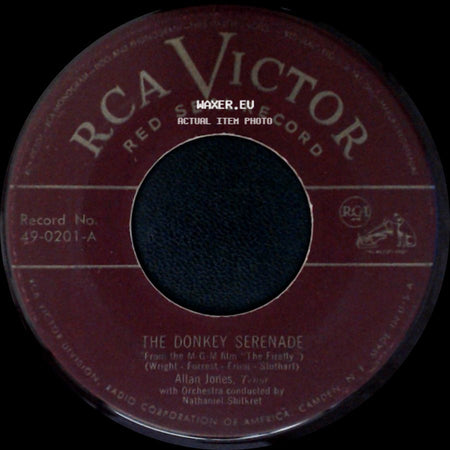 Allan Jones, Tenor / Allan Jones - The Donkey Serenade / Giannina Mia side A