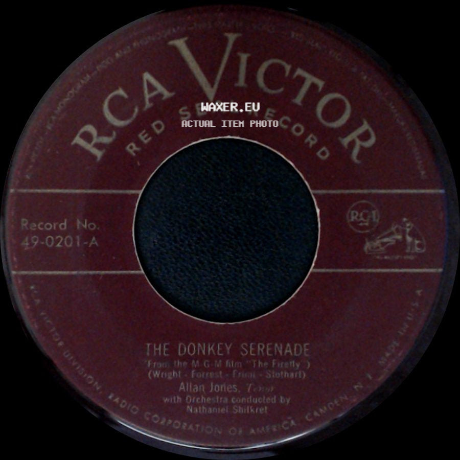 Allan Jones, Tenor / Allan Jones - The Donkey Serenade / Giannina Mia side A