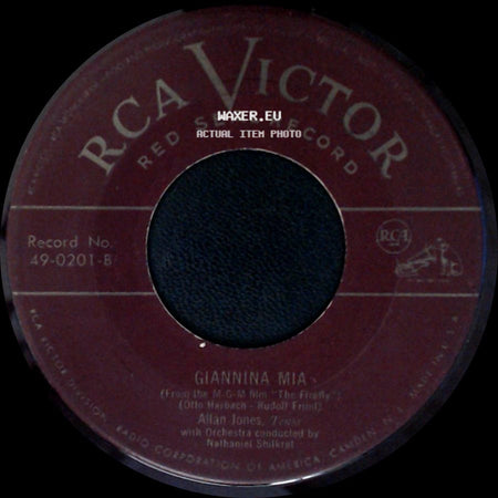 Allan Jones, Tenor / Allan Jones - The Donkey Serenade / Giannina Mia side B