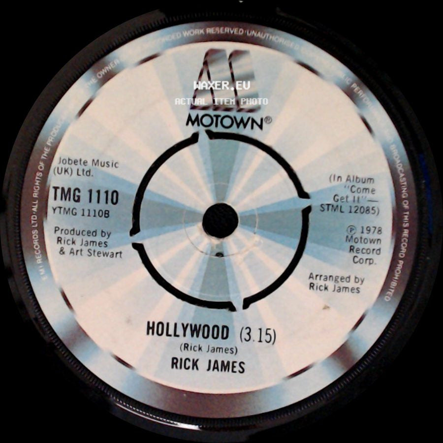 Rick James - Hollywood / You And I side A