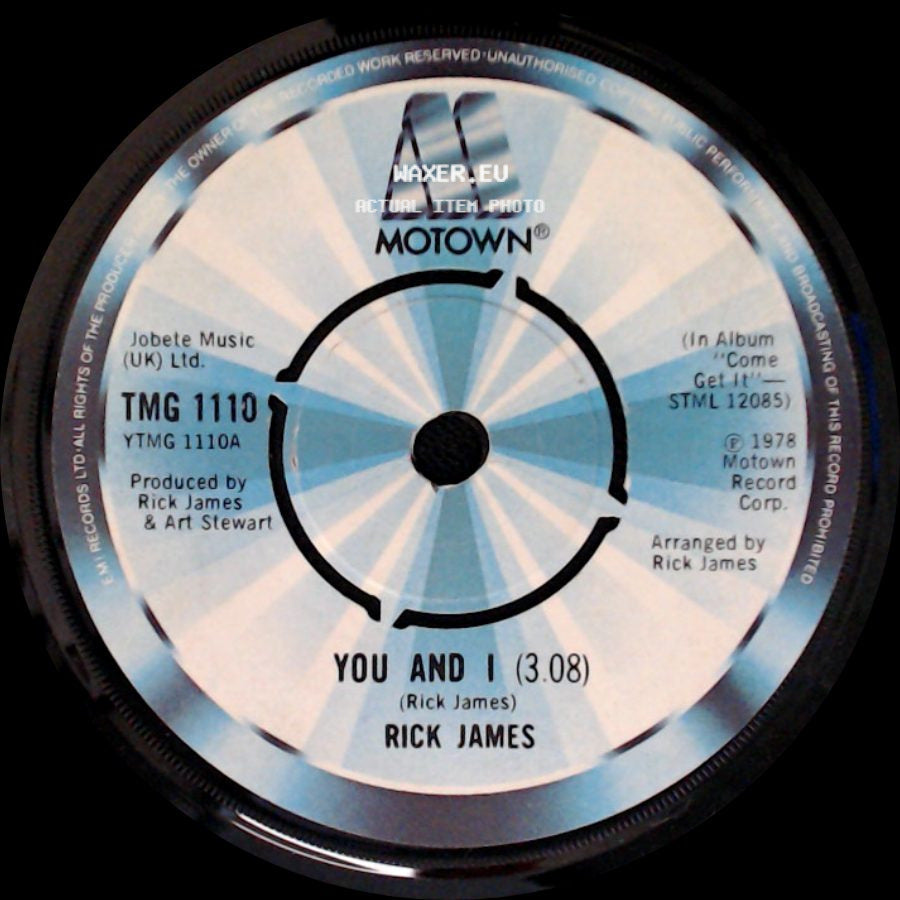 Rick James - Hollywood / You And I side B