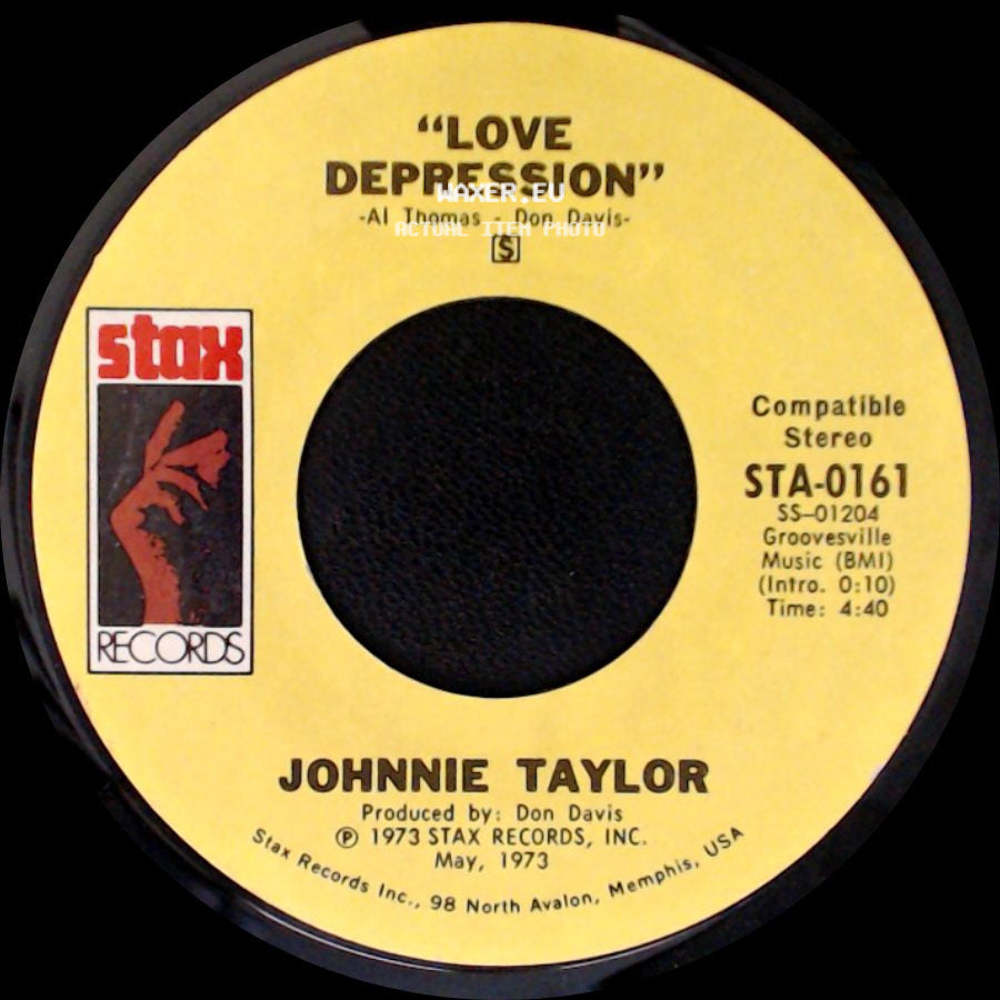 Johnnie Taylor - Love Depression / I Believe In You (You Believe In Me) side A