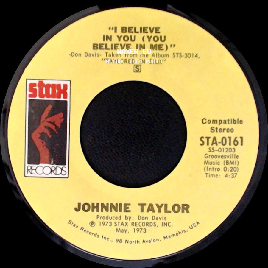 Johnnie Taylor - Love Depression / I Believe In You (You Believe In Me) side B