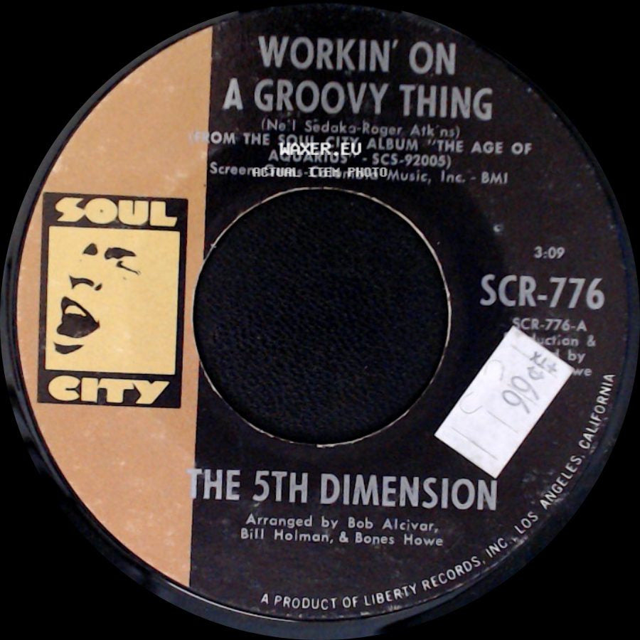 The 5Th Dimension - Broken Wing Bird / Workin' On A Groovy Thing side B