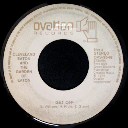 Cleveland Eaton And The Garden Of Eaton - I'm Lonely Tonight / Get Off side B