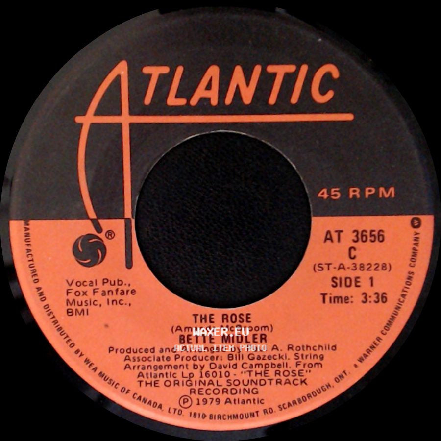 Bette Midler - The Rose / Stay With Me side A