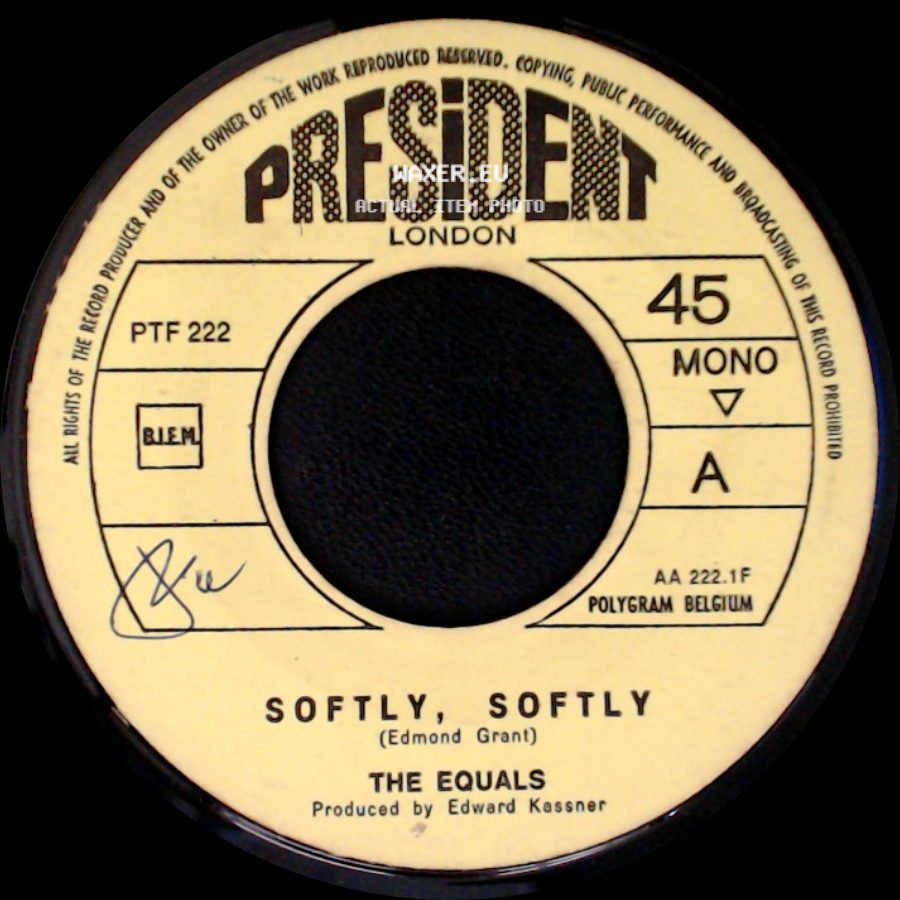The Equals - Softly, Softly / Lonely Rita side A