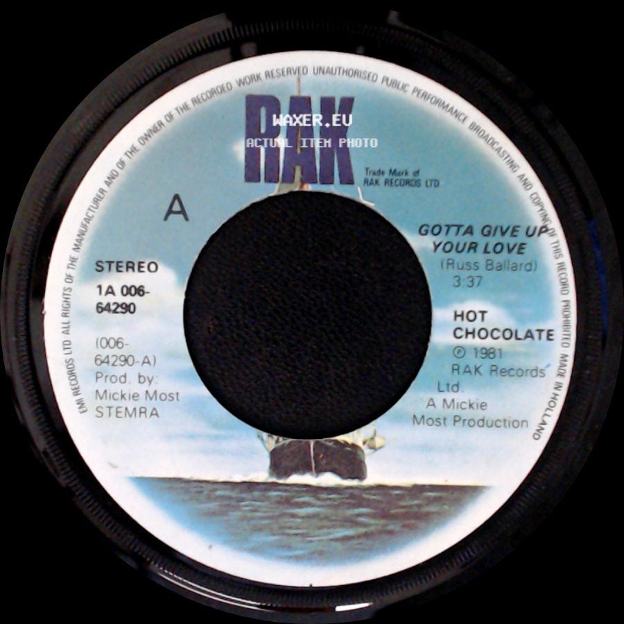 Hot Chocolate - Gotta Give Up Your Love / Children Of Spacemen side A