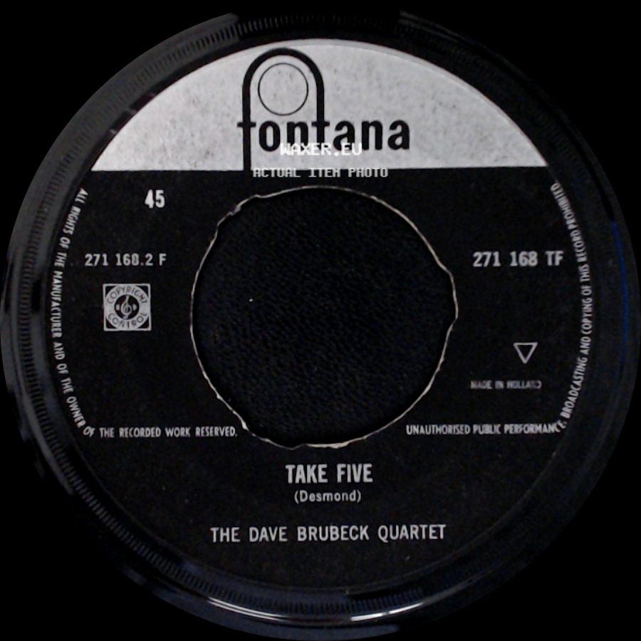 The Dave Brubeck Quartet - Take Five / Blue Rondo A La Turk side A