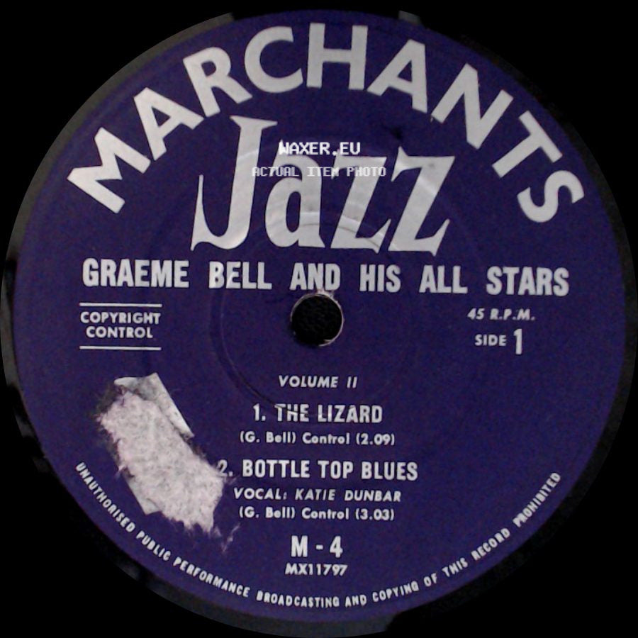 Graeme Bell And His All Stars - Volume Ii / Volume Ii side A