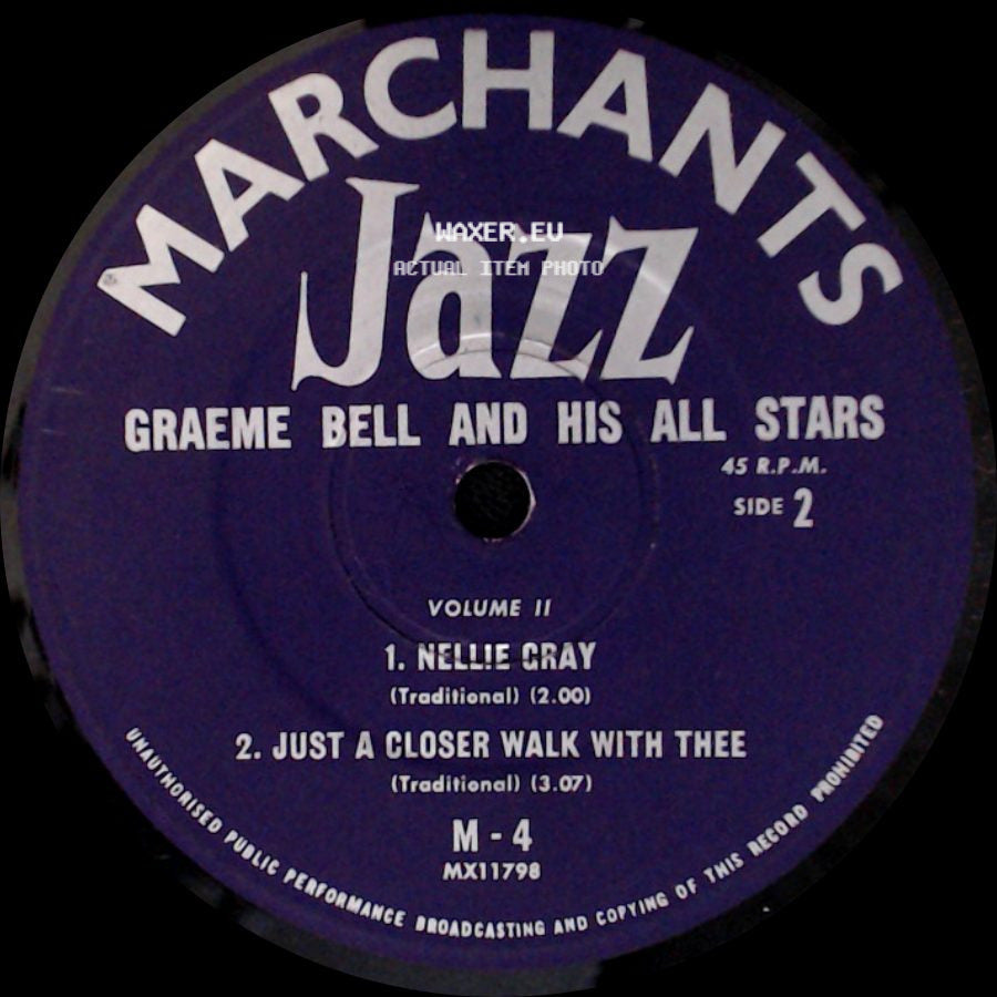 Graeme Bell And His All Stars - Volume Ii / Volume Ii side B