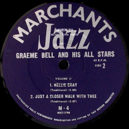 Graeme Bell And His All Stars - Volume Ii / Volume Ii side B