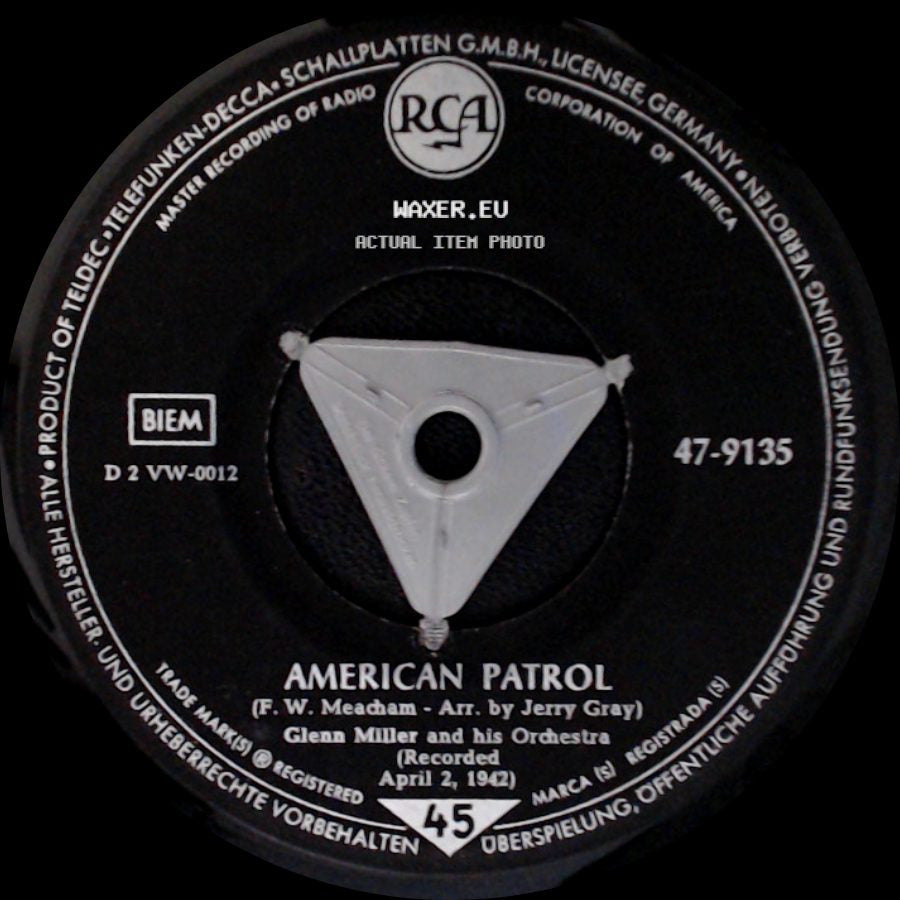 Glenn Miller And His Orchestra - St. Louis Blues March / American Patrol side B