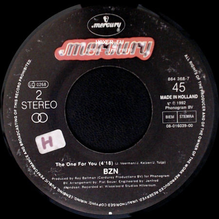 Bzn - Che Sarà / The One For You side B