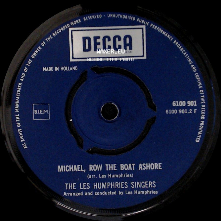 The Les Humphries Singers - Michael, Row The Boat Ashore / To My Father's House side A