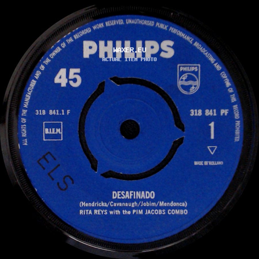 Rita Reys With The Pim Jacobs Combo - Desafinado / One Note Samba side A