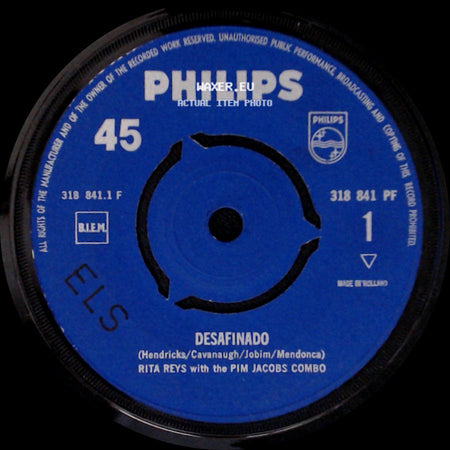Rita Reys With The Pim Jacobs Combo - Desafinado / One Note Samba side A