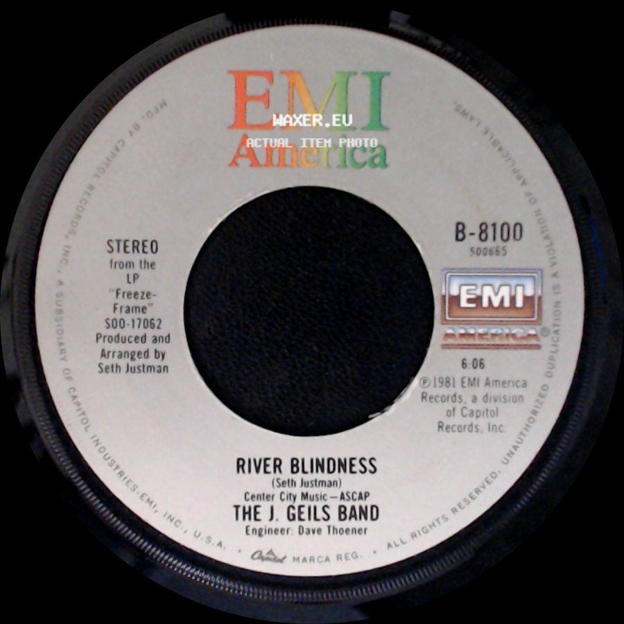 The J. Geils Band - River Blindness / Angel In Blue side A