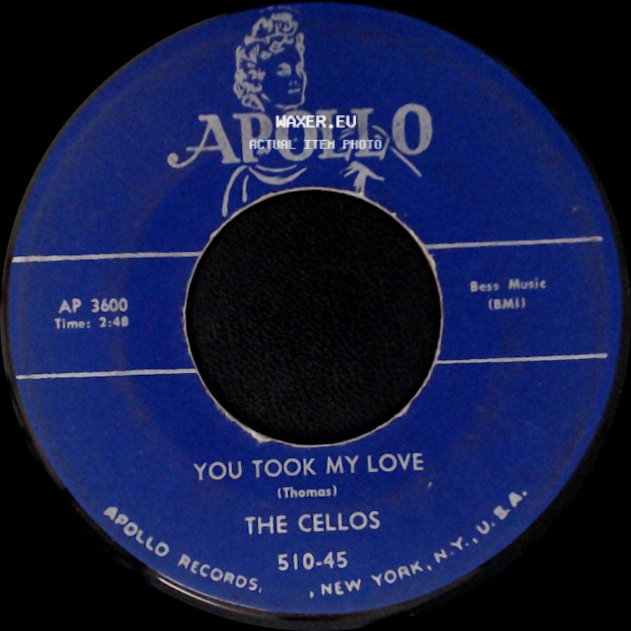 The Cellos - You Took My Love / Rang Tang Ding Dong (I Am The Japanese Sandman) side A
