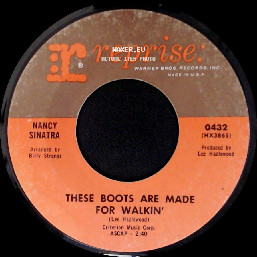 Nancy Sinatra - The City Never Sleeps At Night / These Boots Are Made For Walkin' side B