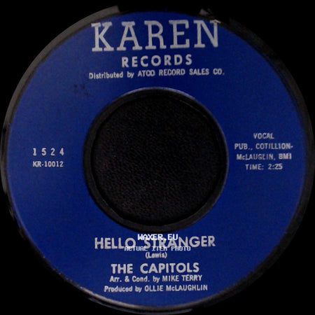 The Capitols - Cool Jerk / Hello Stranger side B
