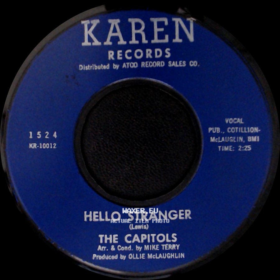 The Capitols - Cool Jerk / Hello Stranger side B