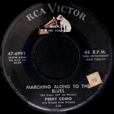 Perry Como - Dancin' / Marching Along To The Blues side B