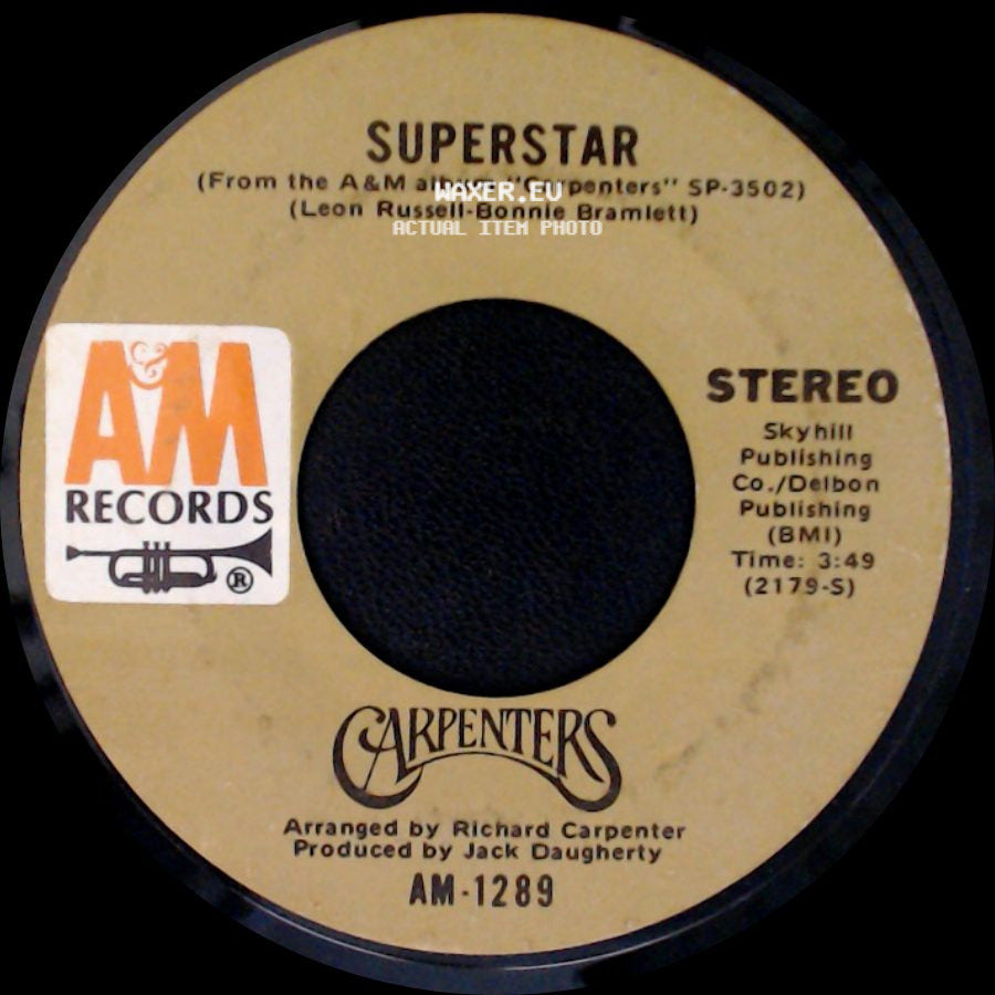 Carpenters - Superstar / Bless The Beasts And Children side A