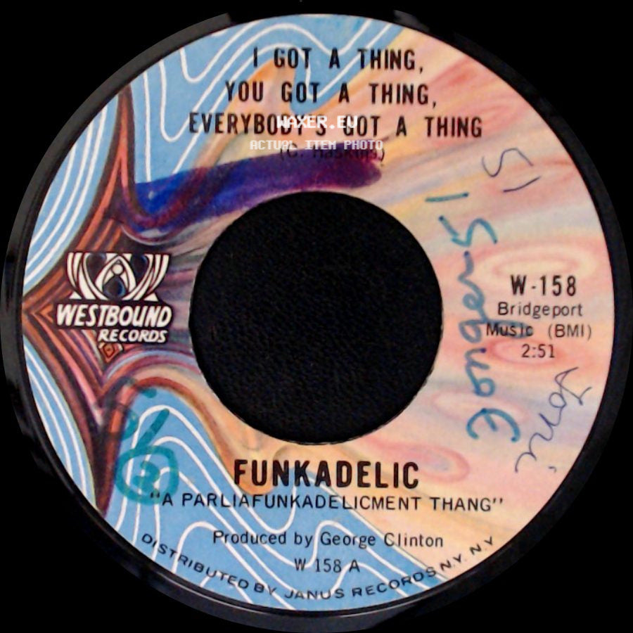 Funkadelic - Fish, Chips & Sweat / A Parliafunkadelicment Thang side B