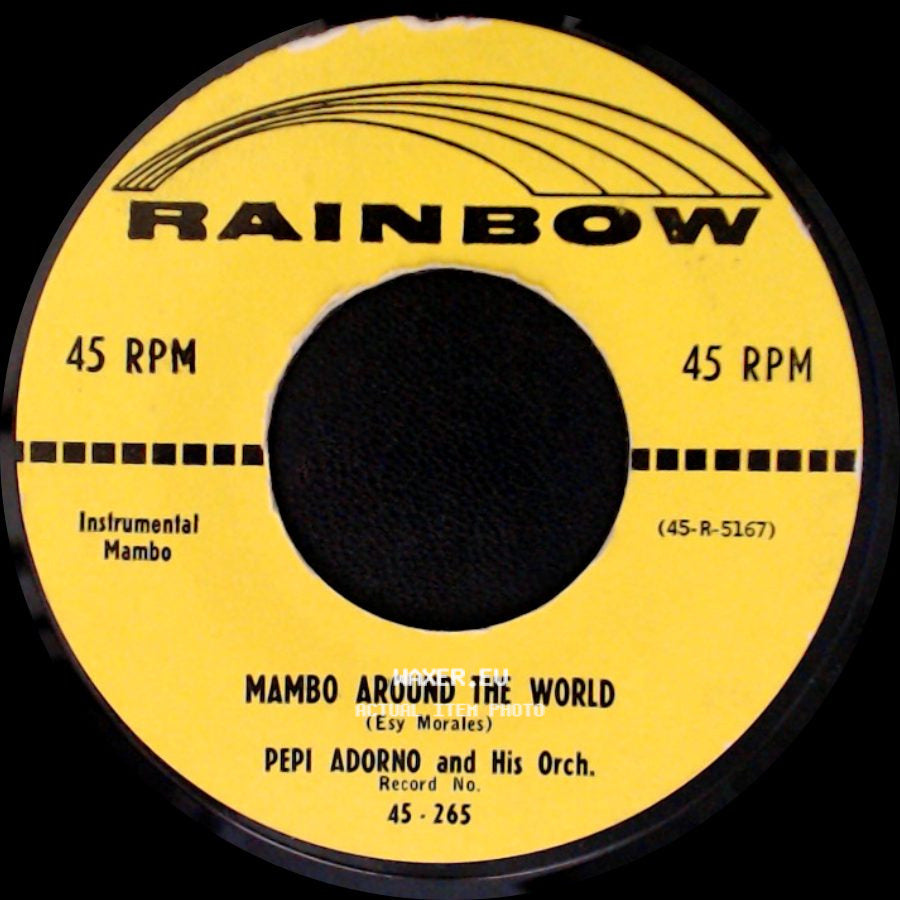 Pepi Adorno And His Orch. - In A Shanty In Old Shantytown Mambo / Mambo Around The World side B