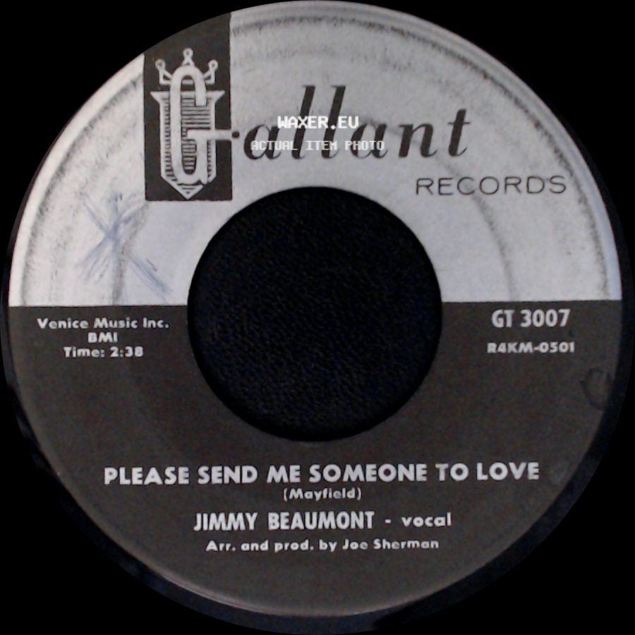 Jimmy Beaumont - There's No Other Love / Please Send Me Someone To Love side B