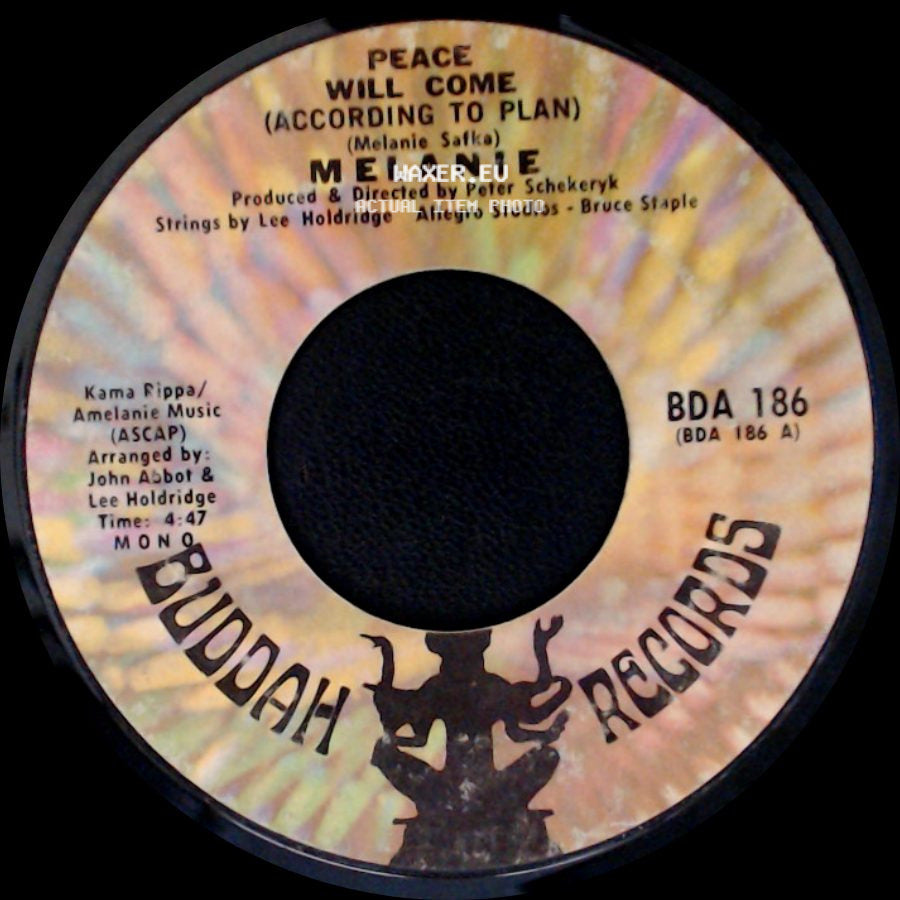 Melanie - Peace Will Come (According To Plan) / Close To It All side A