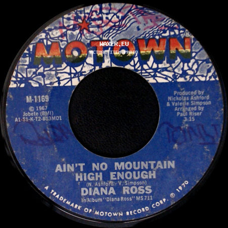 Diana Ross - Ain't No Mountain High Enough / Can't It Wait Until Tomorrow side A