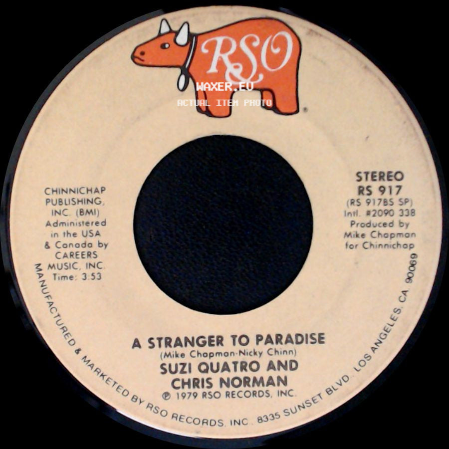 Suzi Quatro And Chris Norman - A Stranger To Paradise / Stumblin' In side A