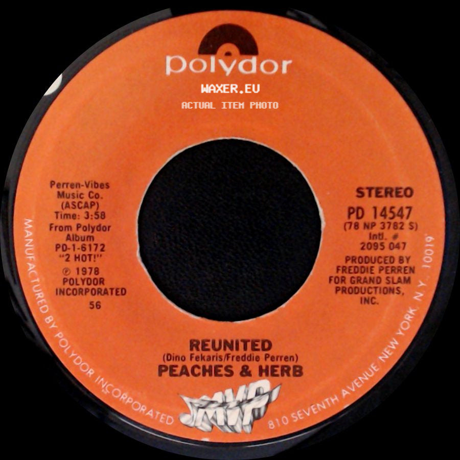 Peaches & Herb - Reunited / Easy As Pie side A
