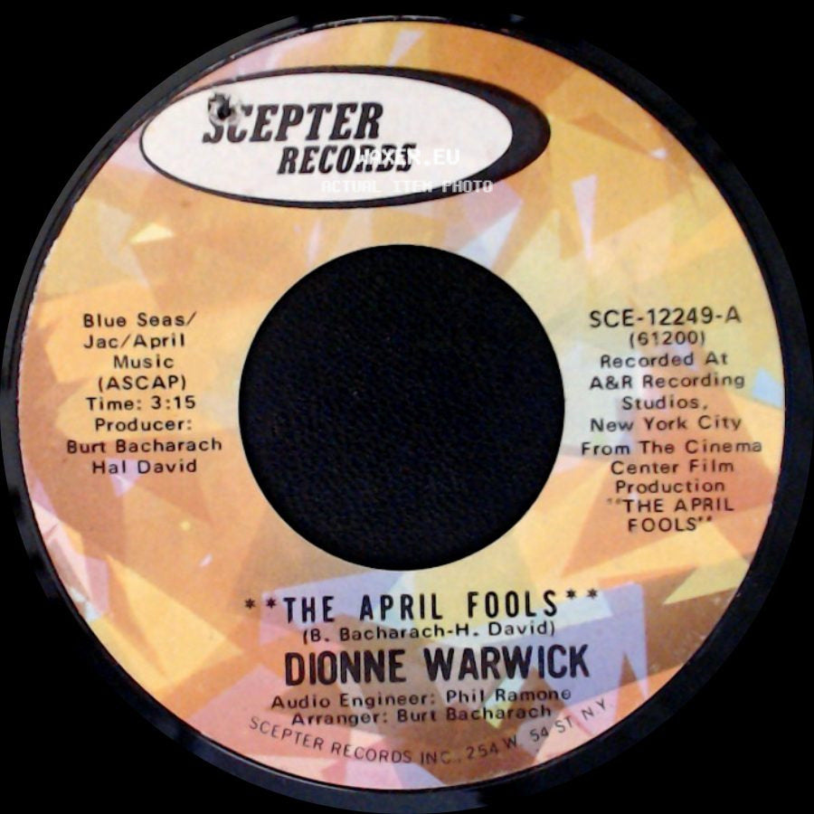 Dionne Warwick - Slaves / The April Fools side B