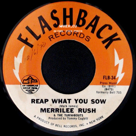 Merrilee Rush & The Turnabouts - Angel Of The Morning / Reap What You Sow side B