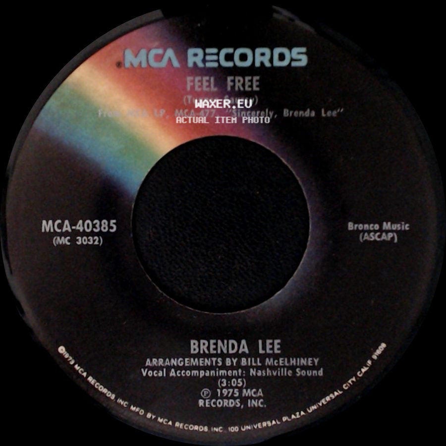 Brenda Lee - Feel Free / He's My Rock side A