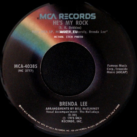Brenda Lee - Feel Free / He's My Rock side B