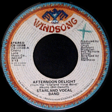 Starland Vocal Band - Afternoon Delight / Starland side A