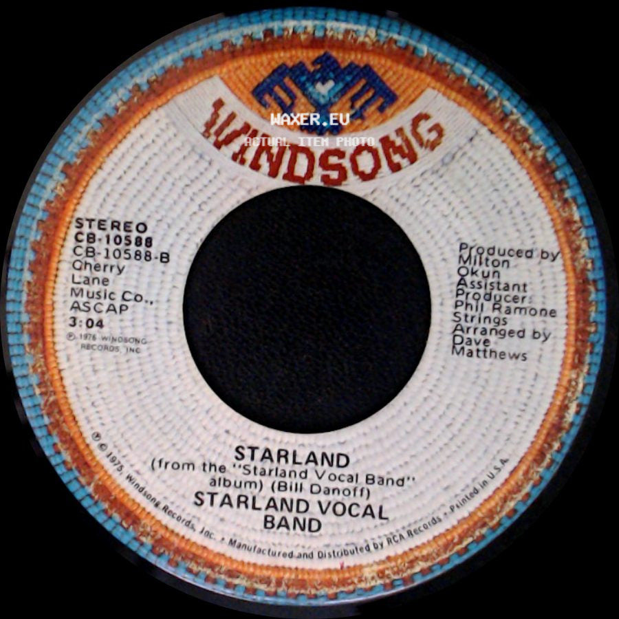 Starland Vocal Band - Afternoon Delight / Starland side B